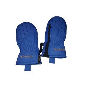 Columbia Baby Mittens Blue Waterproof Zip Up